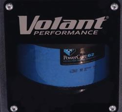 Air Filter, PowerCore, Round Flanged, Synthetic, Blue, 8.0 in. Diameter, Straight Angle Flange Design, Each