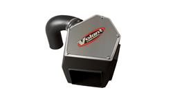 Air Intake Kit, Primo Closed Box, Polyethylene Tube, Black, Cotton Gauze Filter, Red, Dodge, Diesel, Kit
