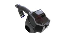 Air Intake Kit, DryTech Closed Box, Polyethylene Tube, Black, Synthetic Filter, Red, Ford, Lincoln, Kit