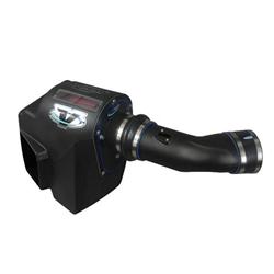 Air Intake Kit, PowerCore, Polyethylene Tube, Black, Synthetic Filter, Blue, Ford, Diesel, Kit
