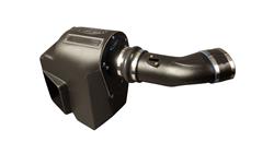 Air Intake Kit, Primo Closed Box, Polyethylene Tube, Black, Cotton Gauze Filter, Red, Ford, Diesel, Kit