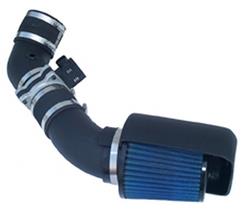 Air Intake Kit, Open Element, Polyethylene Tube, Black, MaxFlow 5 Cotton Gauze Filter, Blue, Chevy, GMC, Kit