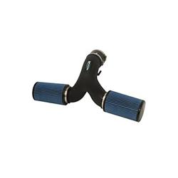 Air Intake Kit, Open Element, Polyethylene Tube, Black, MaxFlow 5 Cotton Gauze Filter, Blue, Cadillac, Kit
