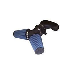 Air Intake Kit, Open Element, Polyethylene Tube, Black, MaxFlow 5 Cotton Gauze Filter, Blue, Chevrolet, Kit