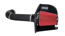 Air Intake Kit, APEX Series, Aluminum Tube, Black Wrinkle Finish, DryTech 3D Synthetic Filter, Red, Dodge, Jeep, Kit