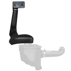 Air Intake Kit, Snorkel, Polyethylene Tube, Black, PowerCore Synthetic Filter, Blue, Jeep, Kit