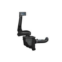 Air Intake Kit, Snorkel, Polyethylene Tube, Black, MaxFlow 5 Cotton Gauze Filter, Blue, Jeep, Kit