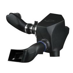 Air Intake Kit, PowerCore, Polyethylene Tube, Black, Synthetic Filter, Blue, Cadillac, Kit