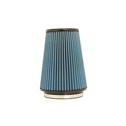 Air Filter, MaxFlow 5, Conical Flanged, 5.0 in. Inlet, 8.0 in. Length, 4.75 in./6.5 in. Diameters, Blue Cotton Gauze, Each