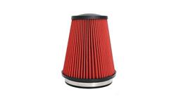 Air Filter Elements, DryTech 3D, Conical Flanged, Red, Synthetic, Each
