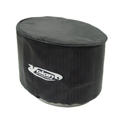 Air Filter Wrap, Polyester, Black, Oval, Each