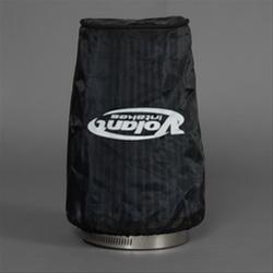 Air Filter Wrap, Polyester, Black, Conical, Each