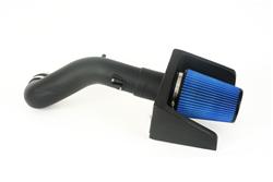 Air Intake Kit, Open Element, Polyethylene Tube, Black, MaxFlow 5 Cotton Gauze Filter, Blue, Ford, Kit