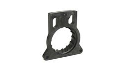 Throttle Body Spacer, Vortice, Nylon Composite, Black, 1.0 in. Thick, 3 Bolt, Chevy, GMC, 4.8, 5.3, 6.0L