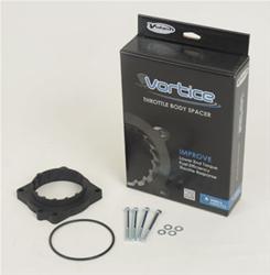 Throttle Body Spacer, Vortice, Nylon Composite, Black, 1 in. Thick, Dodge, Ram, 5.7L, Each