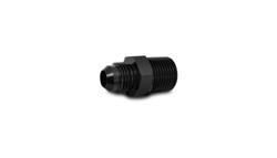 Fitting, Adapter, Straight, Male -3 AN to Male 3/8 in. NPT, Aluminum, Black Anodized, each