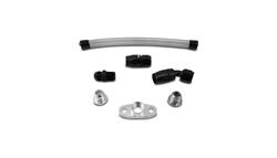 Oil Return Line, Braided Stainless Steel, Natural, 20.00 in. Length, Kit