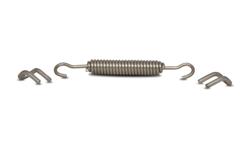 Header Collector Lock Tabs, 2 Weld-On Titanium Tabs, 3.50 in. Stainless Steel Spring, Kit