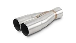 Exhaust Merge Collector, 2 into 1, Stainless Steel, 1.5 in. Primary, 1.75 in. Outlet, Each