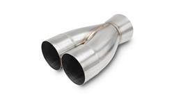 Exhaust Merge Collector, 2 into 1, Stainless Steel, 3.00 in. Primary, 3.50 in. Outlet, Each