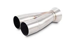 Exhaust Merge Collector, 2 into 1, Stainless Steel, 2.00 in. Primary, 3.00 in. Outlet, Each