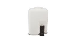 Windshield Washer Reservoir, Plastic, Natural, 41 oz., Electric Pump, Kit