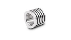 Oxygen Sensor Bung, Heat Sink, Stainless Steel, 18mm x 1.5, Each