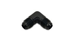 Fitting, Coupler, Union, AN to AN, 90 Degree, Aluminum, Black Anodized, -3 AN, -3 AN, Each