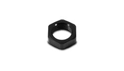 Bulkhead Nut, Aluminum, Black, -12 AN Female Threads, Each