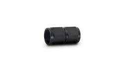 Fitting, Straight Coupler, Union Adapter, Female -20 AN to Female -20 AN, Aluminum, Black Anodized, each