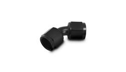 Fitting, Coupler, Union, AN to AN, 45 Degree, Aluminum, Black Anodized, -12 AN, -12 AN, Swivel, Each