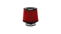 Air Filter, Conical Flanged, Red Cotton Gauze, 5 in. Length, 3.50 in. Inlet Flange Diameter, Each