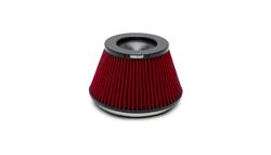 Air Filter, Conical Flanged, Red Cotton Gauze, 4.25 in. Length, 6.00 in. Inlet Flange Diameter, Each