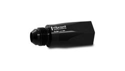 Check Valve, Inline, Aluminum, Black Anodized, -8 ORB Female to -8 AN Male Threads, Each