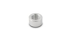 Weld Bung, Aluminum, 1/4 in.-18 NPT Female Thread, 0.875 in. Outside Diameter, Each