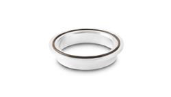 V-band Clamp, Aluminum, Natural, 4.00 in. O.D. Pipe, Female, Each