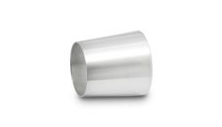 Tubing Coupler, Transition, Straight, Aluminum, Black, 2.0 in. Inlet, 2.5 in. Outlet, 3.0 in. Length, Each