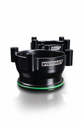 Throttle Body Adapter, Bosch 74mm, 3.0 in. HD Clamp, Aluminum, Black Anodized, Each
