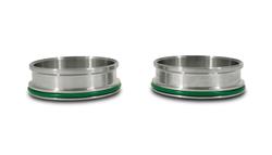 HD Clamp Replacement, Ferrules, Stainless steel, 4.000 in., Pair