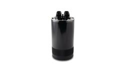 Catch Can, Round, Aluminum, Black Anodized, 4-Port model, 4.40 in. Diameter, 8.25 in. Height, Each