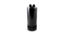 Catch Can, Round, Aluminum, Black Anodized, 4-Port model, 4.40 in. Diameter, 10.47 in. Height, Each
