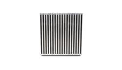 Intercooler Core, Air-to-Air, Aluminum, Vertical Flow, 12 in. Width, 12 in. Height, 3.50 in. Depth, Each