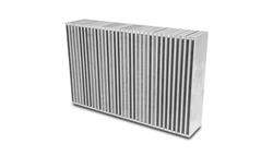 Intercooler Core, Vertical Flow, Air-to-Air, Aluminum, Natural, 22.00 in. Width, 14.00 in. Height, 4.50 in. Depth, Each