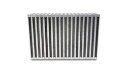 Intercooler Core, Vertical Flow, Air-to-Air, Aluminum, Natural, 18.00 in. Width, 12.00 in. Height, 6.00 in. Depth, Each