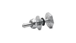 Vacuum Fitting, Soft Mount, Aluminum, Natural, 1.3 in. Length, Each