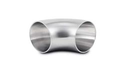Air Intake Tube, 90 degree Elbow, Stainless Steel, Brushed, 1.88 in. Diameter, 1.88 in. Radius, Each