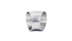 Air Intake Tube, 45 degree Elbow, Stainless Steel, Brushed, 2.0 in. Diameter, 2.0 in. Radius, Each