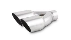 Exhaust Tip, Stainless Steel, Weld-On, 2.50 inlet, 3.50 in. Outlet, 10.0 in. Length, Each
