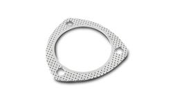 Gasket, Exhaust Collector, Graphite Core, Elastomer Coated, 3-Bolt, 2.25 in. Diameter, Each