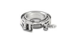 V-band Clamp, Stainless Steel, Natural, 1.75 in. O.D. Pipe, Kit